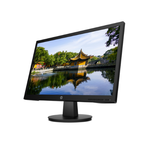 HP v22v monitor right side view