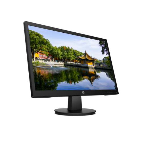 HP v22v monitor left side view