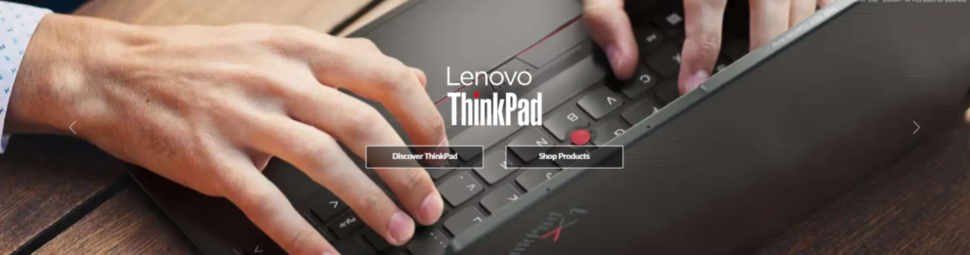 Lenovo Thinkpad Banner