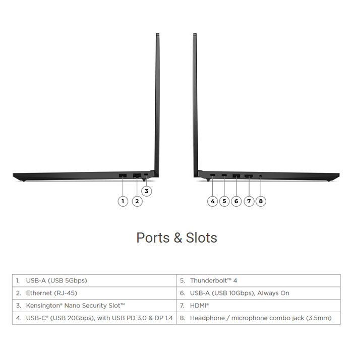 (21MA000BGP)E16,U5-125U,8GB DDR5,512GB SSD,ENG KB,DOS,1YR CARRY-IN+BAG - Image 3